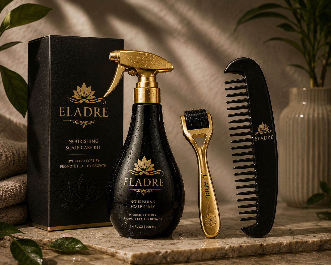 Mist, comb, and roller
